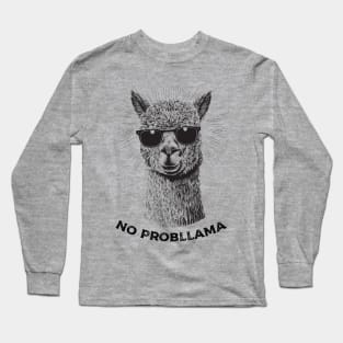 No Probllama Long Sleeve T-Shirt